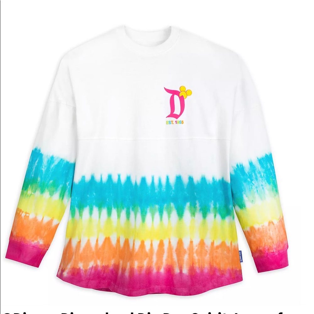 Disneyland Resort Spirit Jersey! Pineapple Tie-Dye size Large